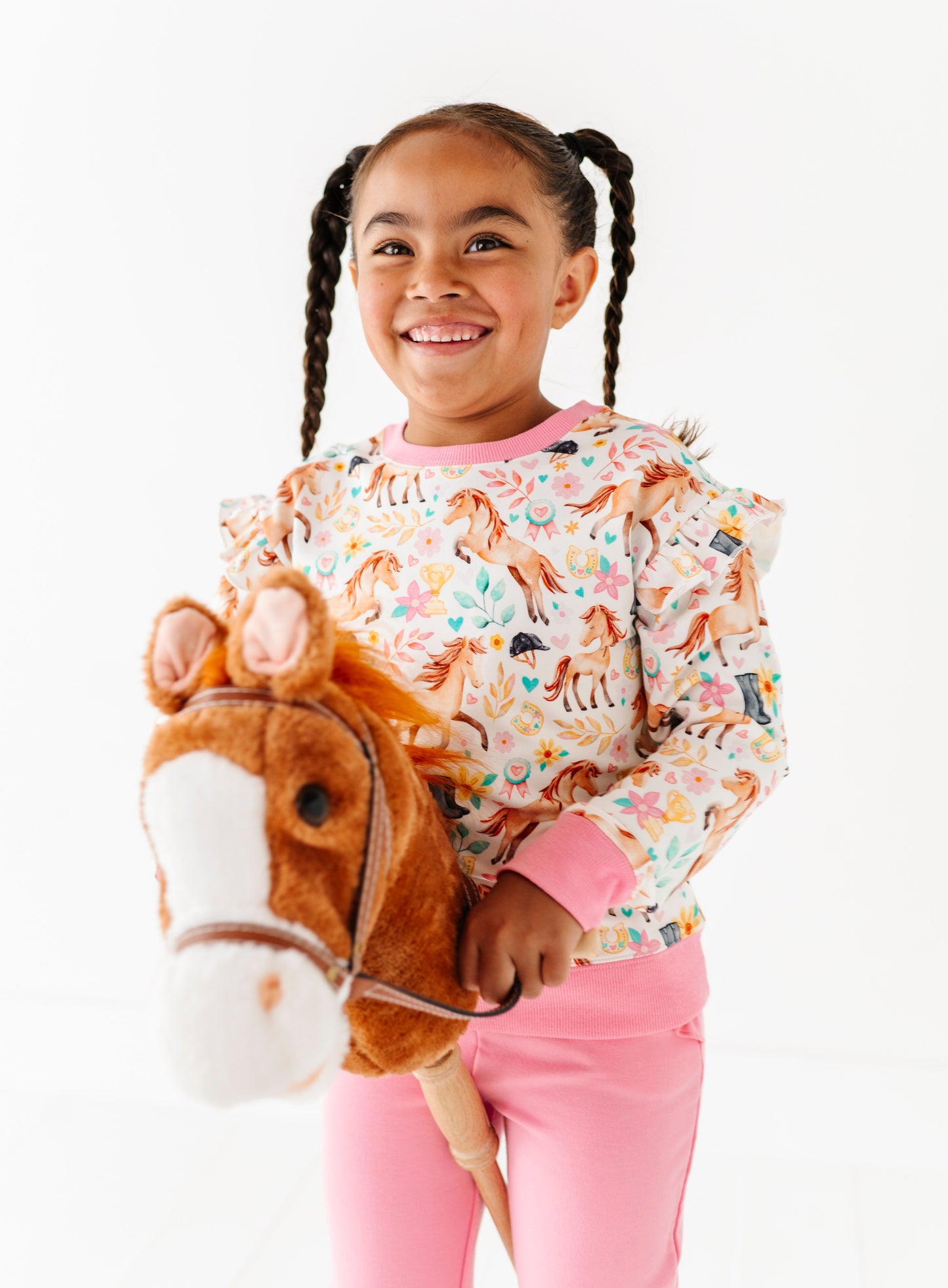 Delilah Ruffle Crewneck Sweatshirt