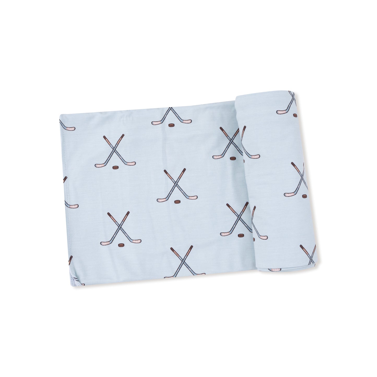 Hockey - Stone Blue - Swaddle Blanket