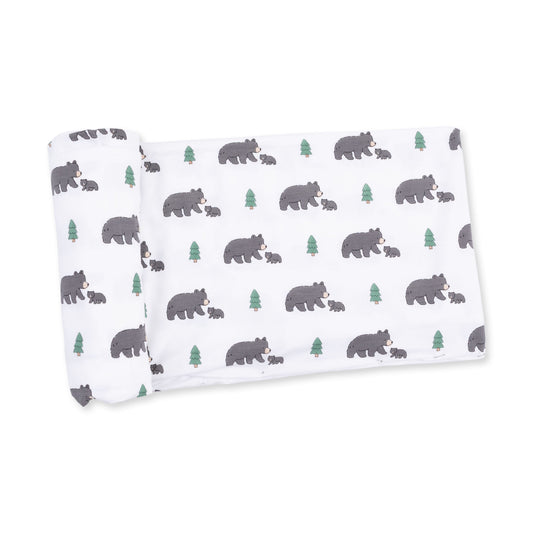 Black Bears - Swaddle Blanket
