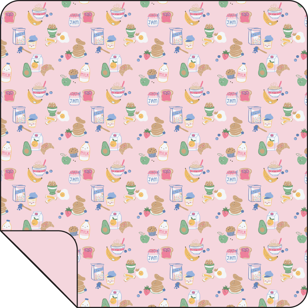 Breakfast Club Pink - Swaddle Blanket
