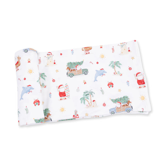 Beach Christmas - Bamboo - Swaddle Blanket