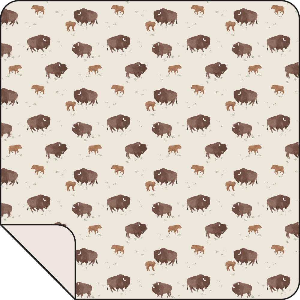 American Buffalo - Swaddle Blanket
