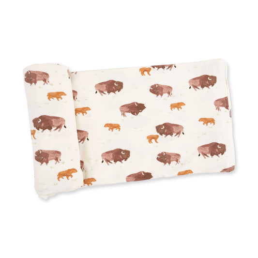 American Buffalo - Swaddle Blanket