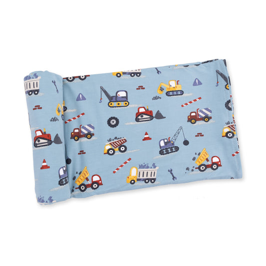 Crayon Construction - Swaddle Blanket