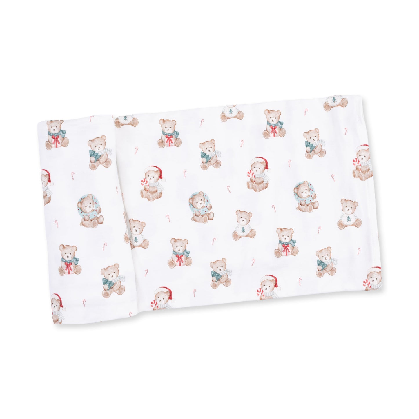 Christmas Teddy Bears Uni - Swaddle Blanket