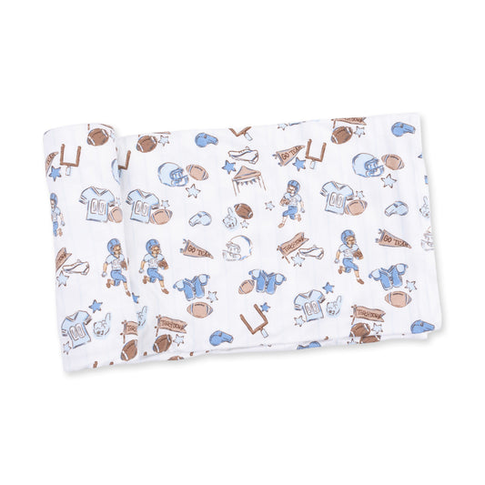 Football Nursery - Swaddle Blanket