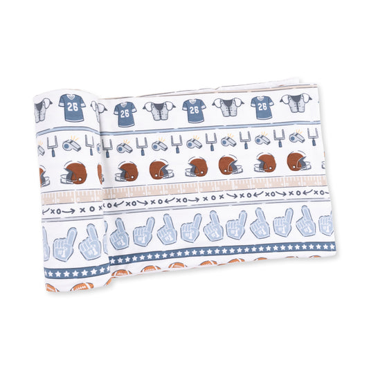 Football Stripe - Swaddle Blanket
