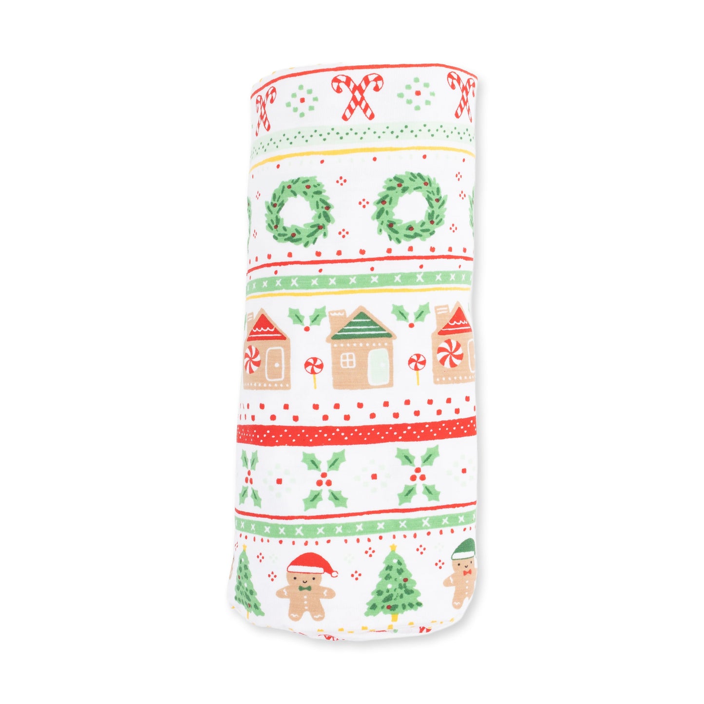 Gingerbread Fair Isle Uni - Swaddle Blanket