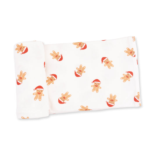 Simple Gingerbread - Ribbed - Swaddle Blanket