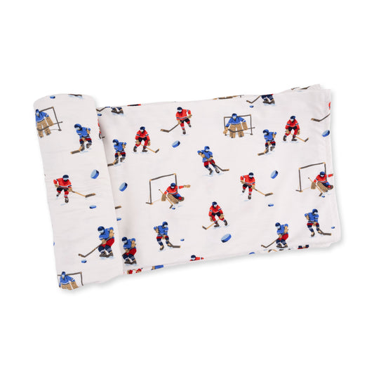 Hockey Players - Swaddle Blanket