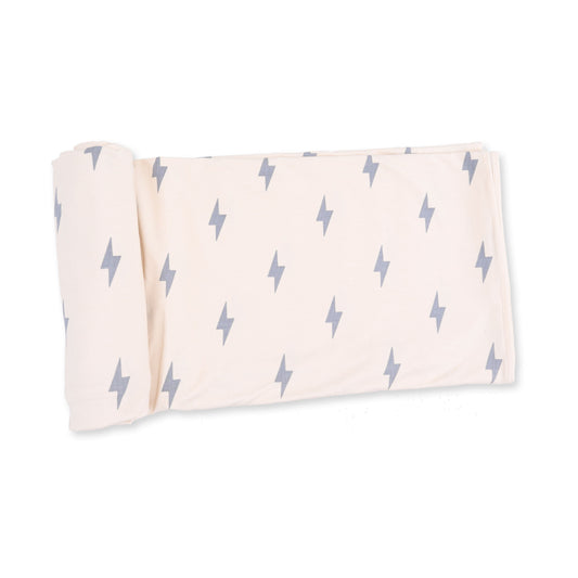 Lightning Bolt Viscose - Swaddle Blanket