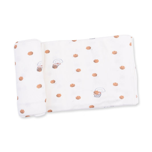 Mini Basketballs - Swaddle Blanket
