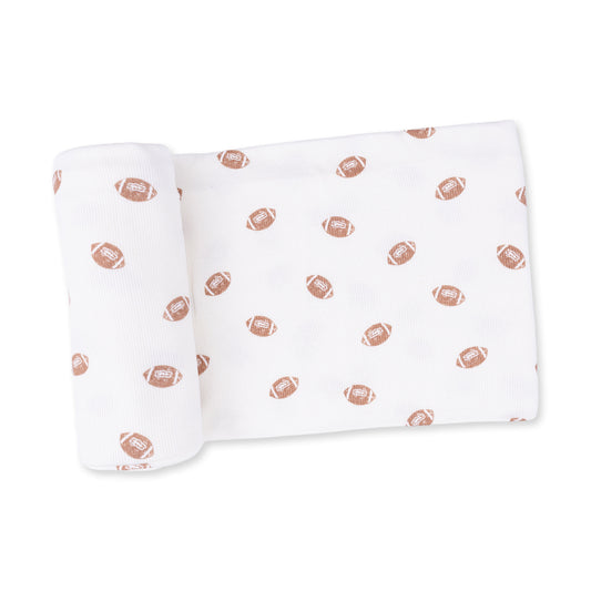 Mini Footballs - Swaddle Blanket