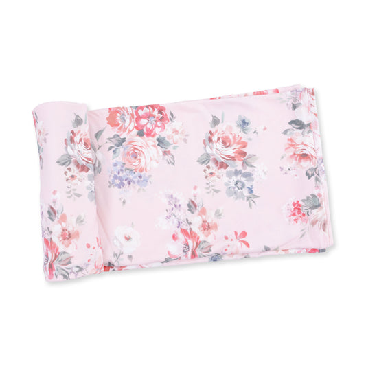 Painterly Rose Bouquets - Swaddle Blanket