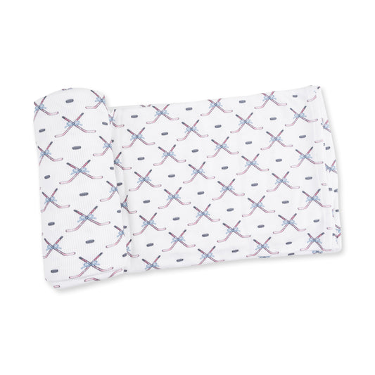 Simple Hockey Pink - Swaddle Blanket