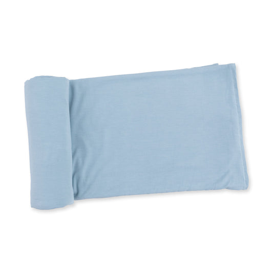 Solid Stone Blue - Swaddle Blanket