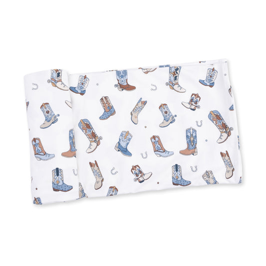 Buckaroo Boots - Swaddle Blanket