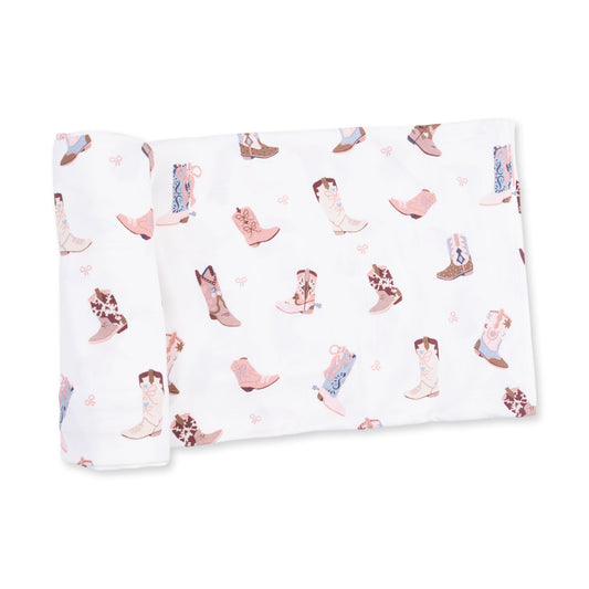 Buckarette Boots - Swaddle Blanket