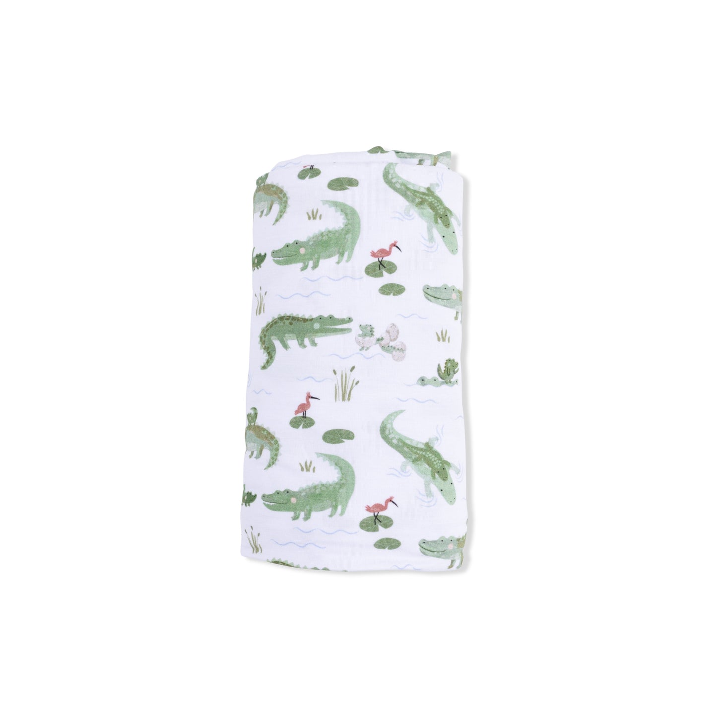 Crayon Alligators - Convertible Romper & Swaddle Blanket Set