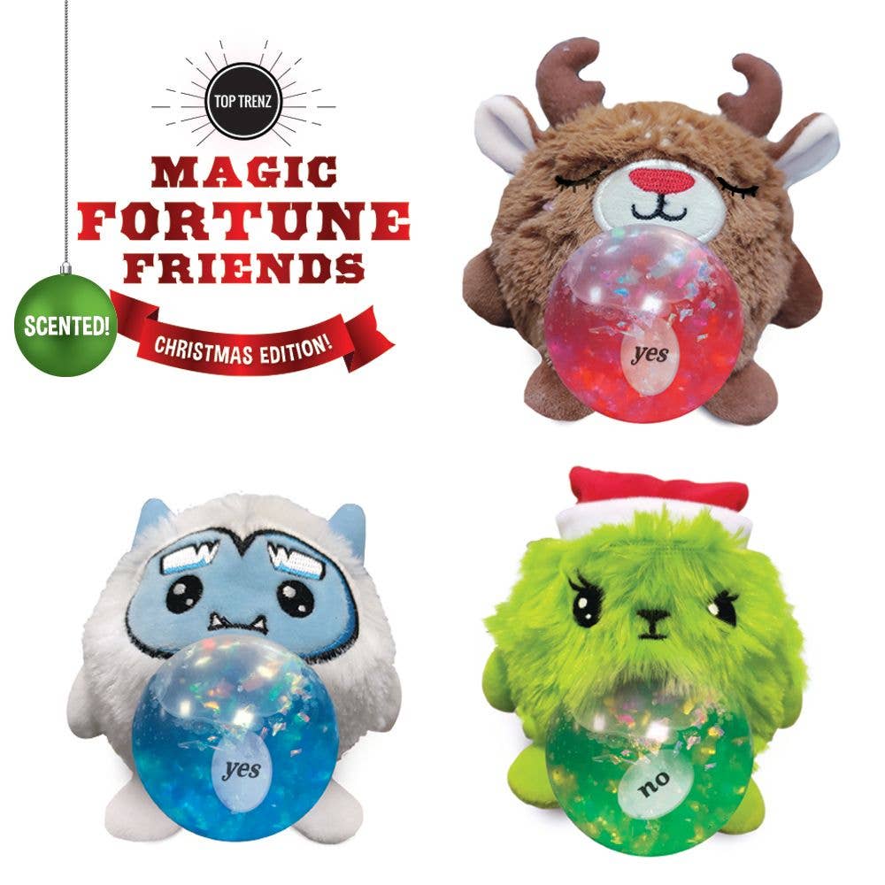 Magic Fortune Friends-Plush Waterball Squishy Toy Xmas