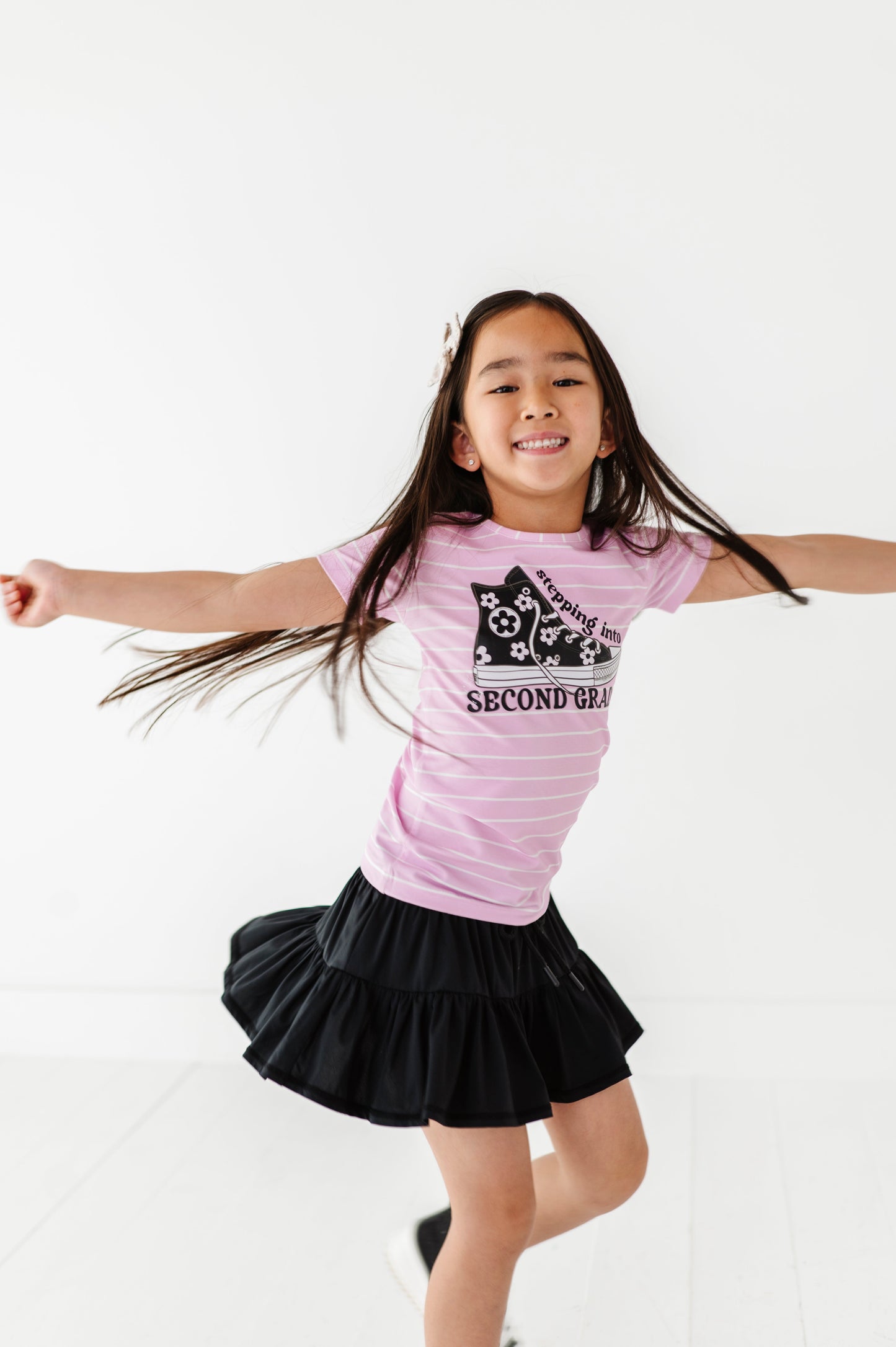 GIRLS “Stepping into…” Grade Level Tee (ALL GRADES HERE)