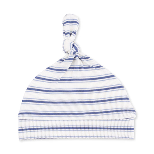 Vintage Stripe Blue - Knotted Hat