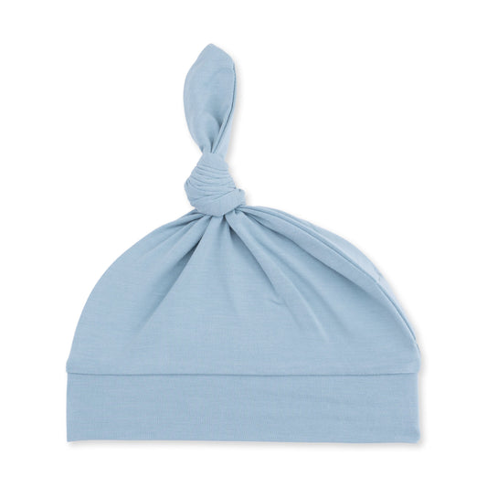 Solid Stone Blue - Knotted Hat