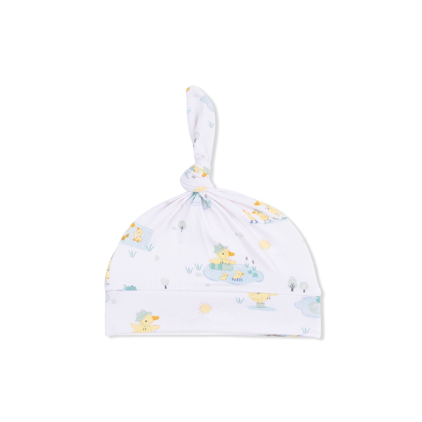 Frog and Duck Pond - Knotted Hat