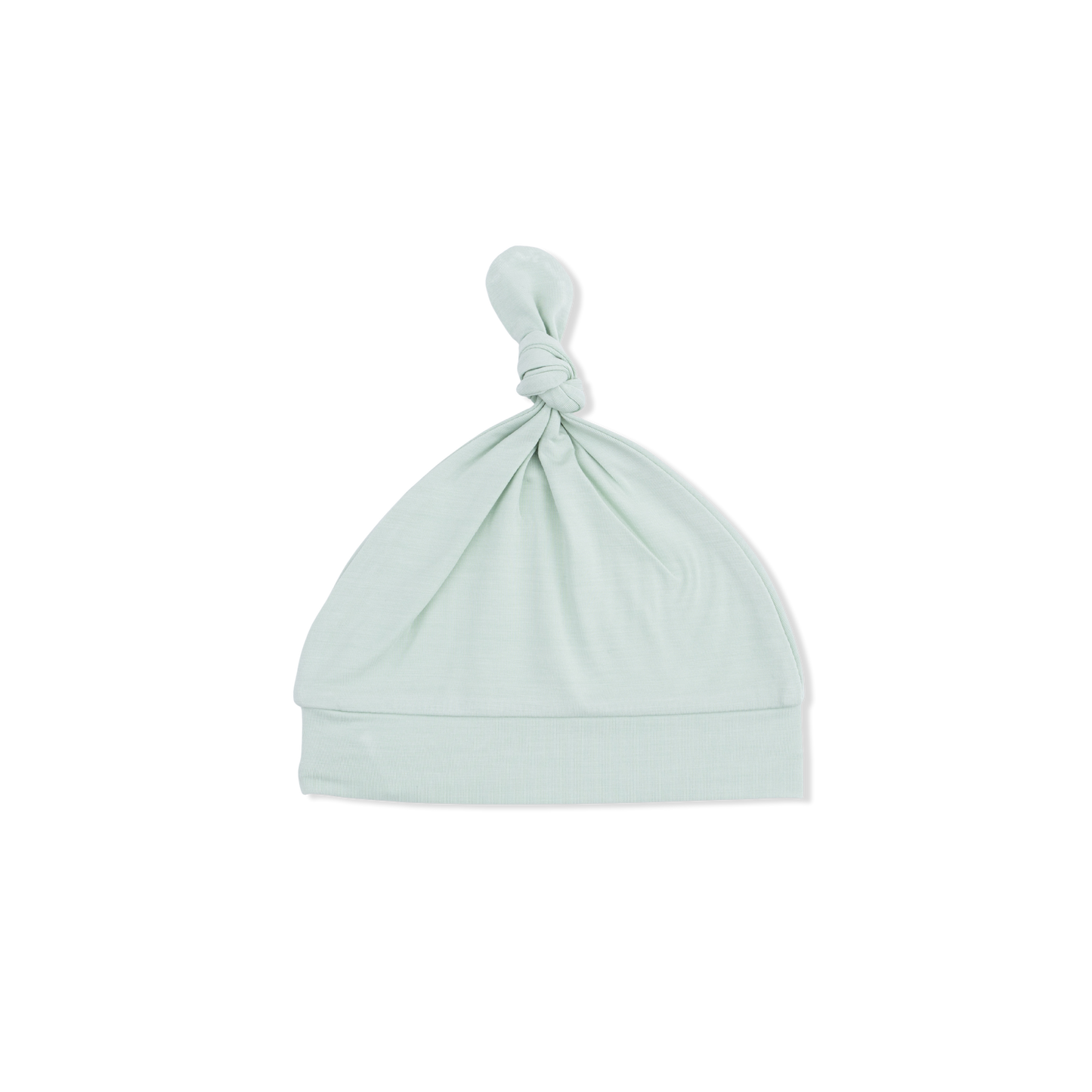 Solid Cameo Green - Knotted Hat