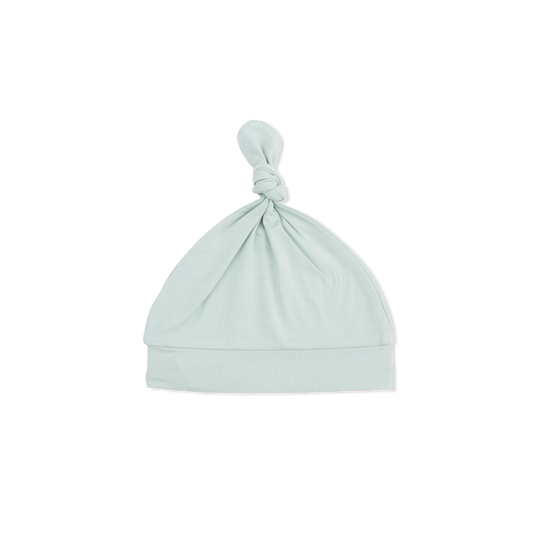 Solid Cameo Green - Knotted Hat