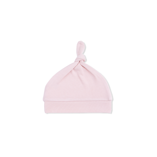 Solid Veiled Pink - Knotted Hat