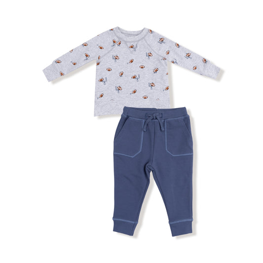 Raglan Sweatshirt and Jogger Set