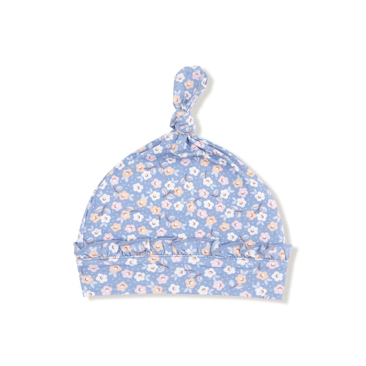Ruffle Knotted Hat