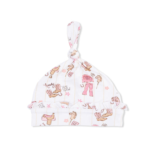 Cowgirl Nursery - Ruffle Knotted Hat
