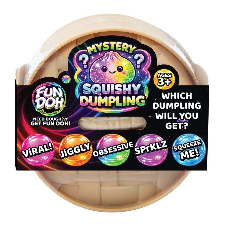 Fun Doh Mystery Dumpling Squishies – Viral Sensory Fidget Toy