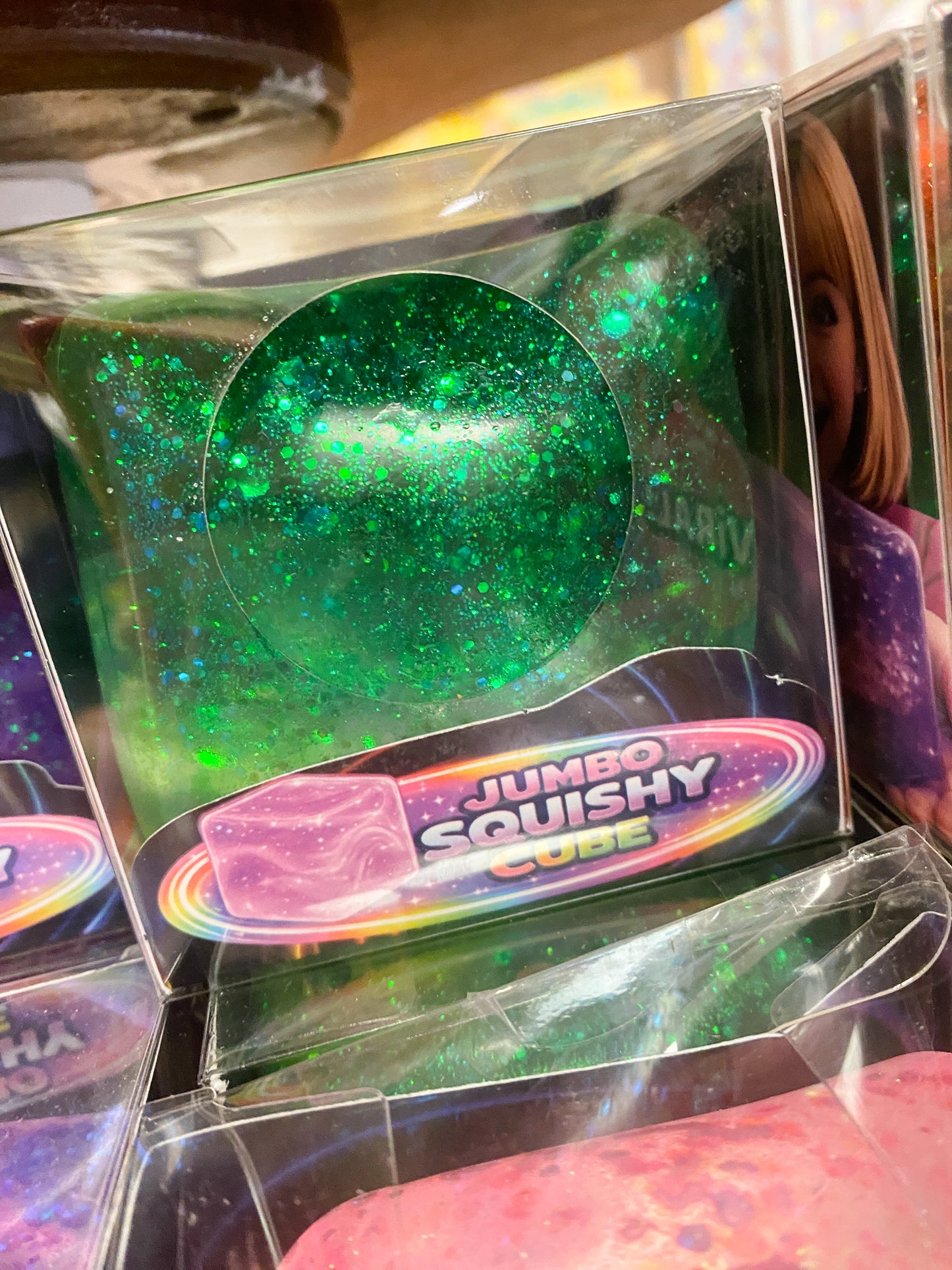 Fun Doh Jumbo Squishy Cube | Giant Glitter Sensory Stress Relief Fidget | Bossier City, LA