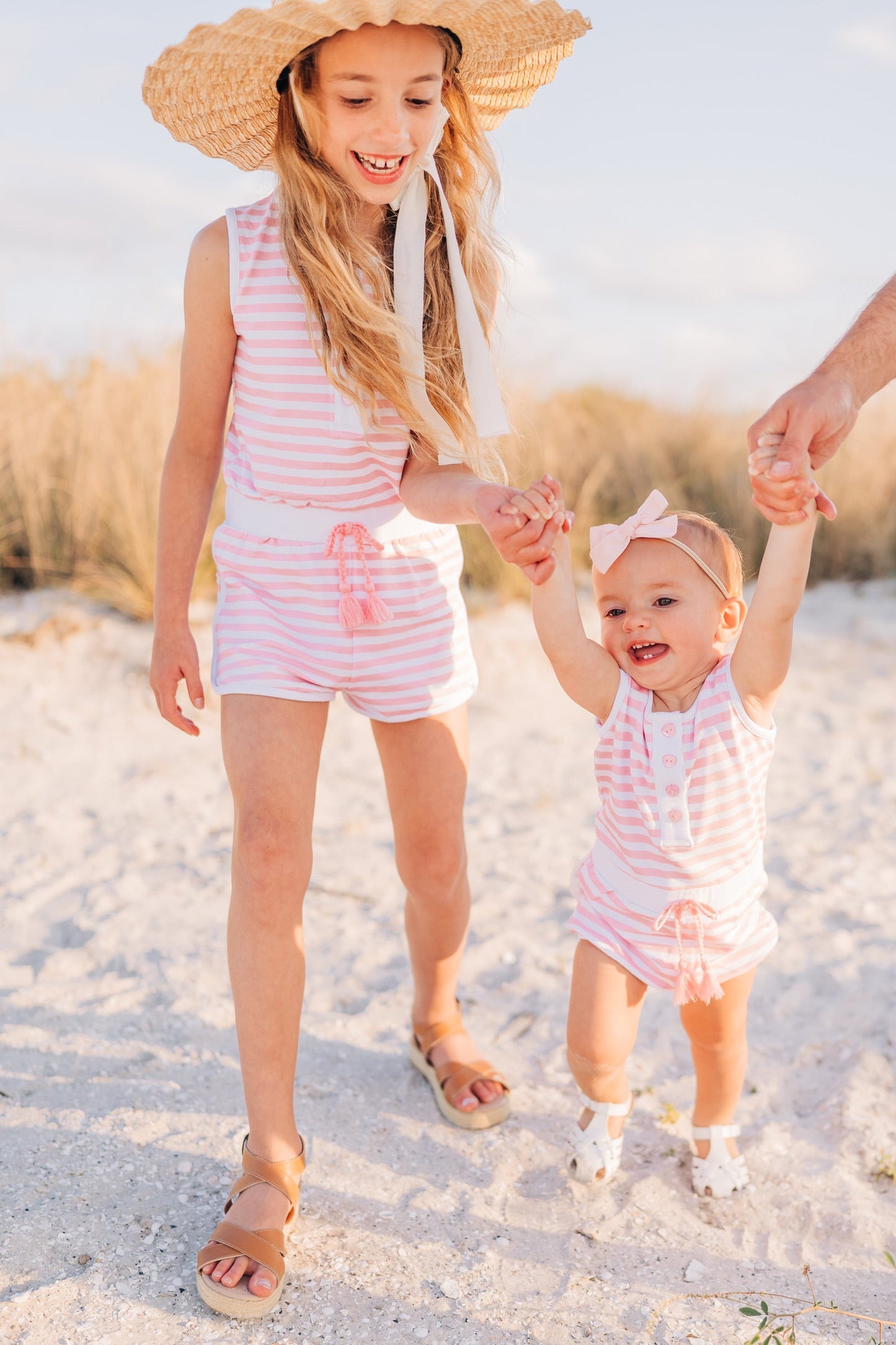 Candy Striped Romper