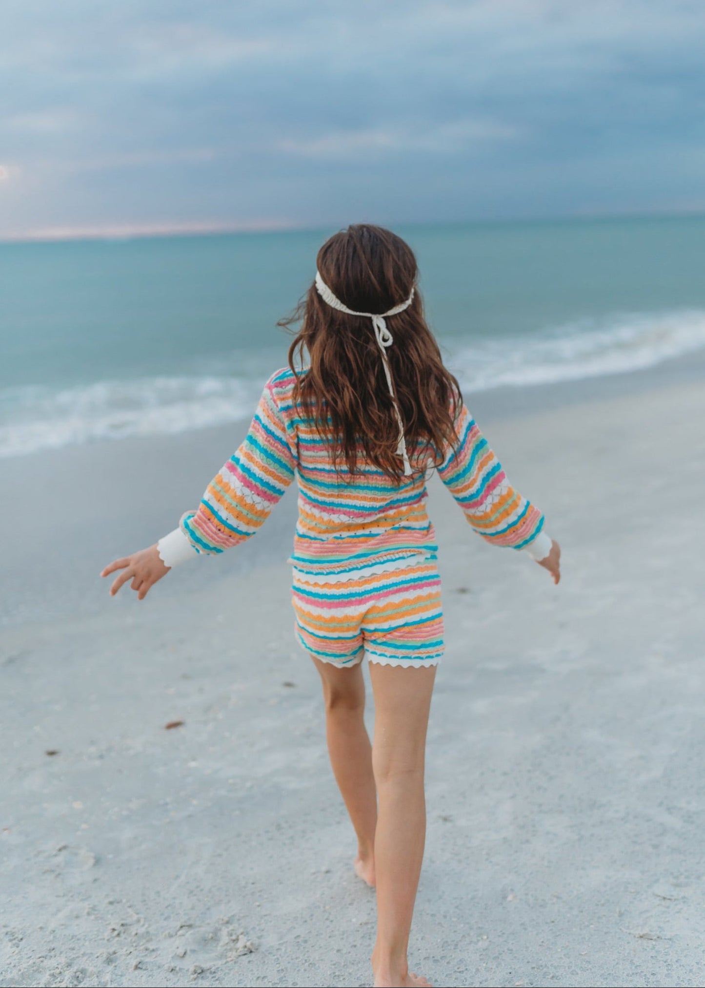 Retro Stripe Knit Sweater