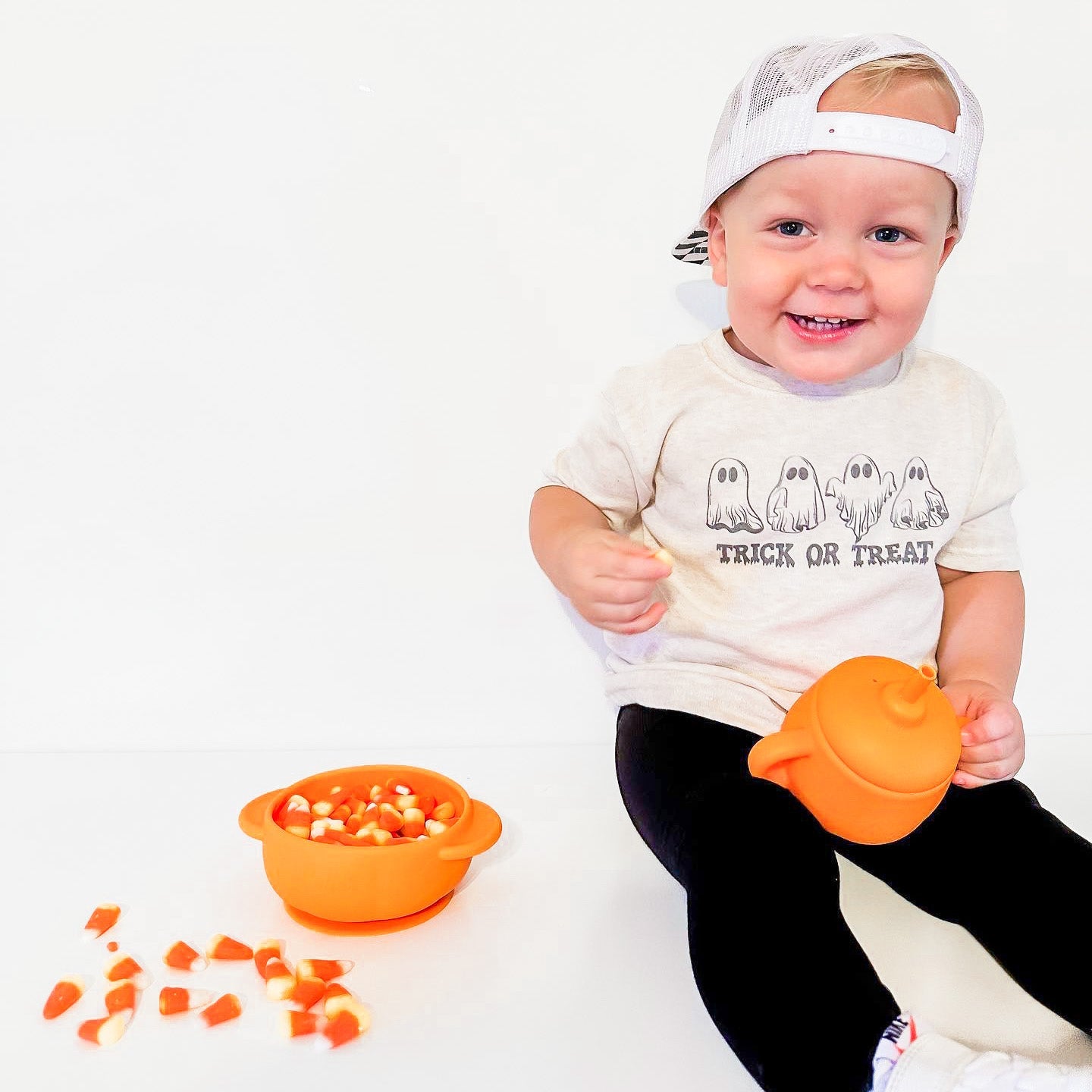 The Pumpkin Patch Suction Bowl