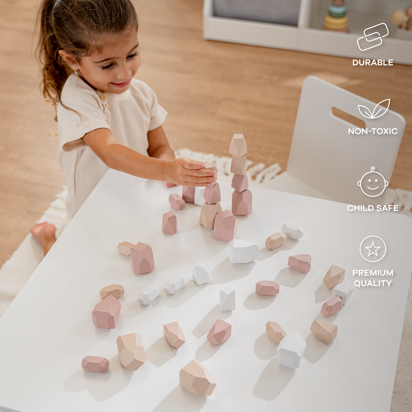 Stacking Blocks for Toddlers in Girl Pack
