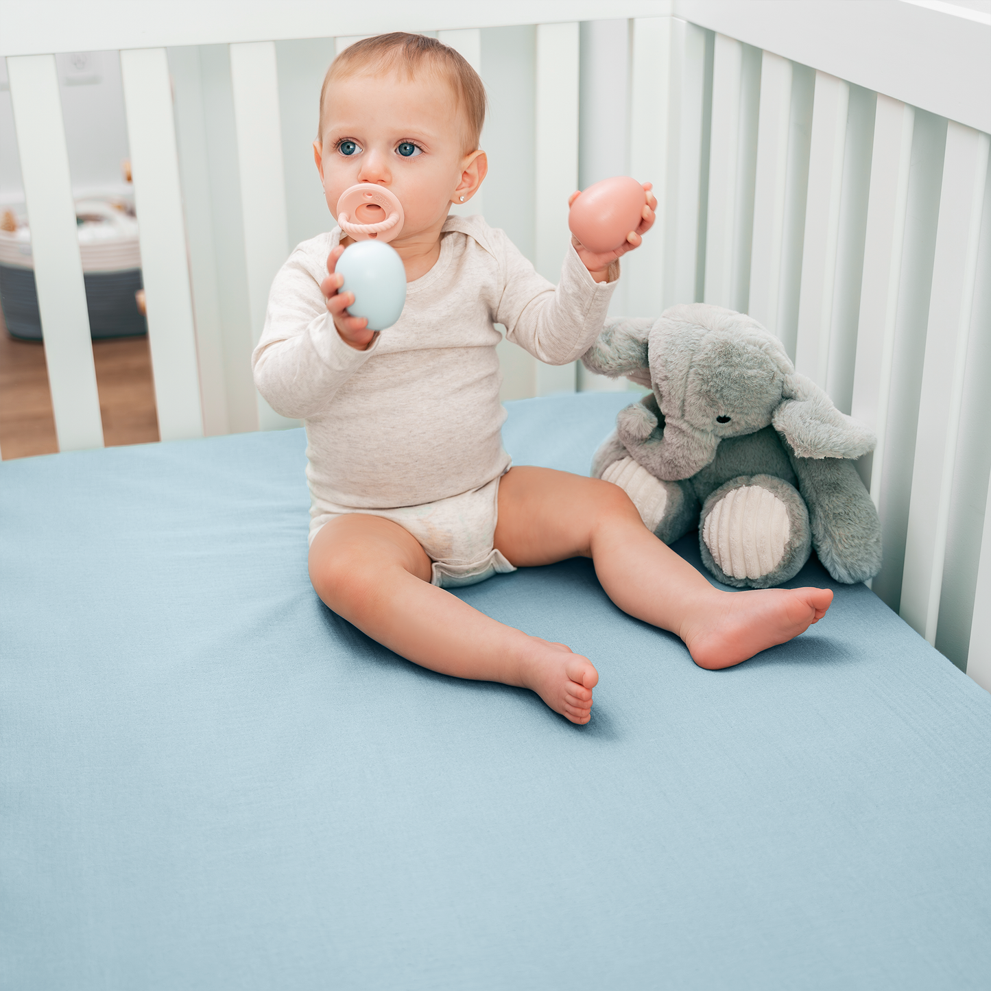 Muslin Fitted Crib Sheet