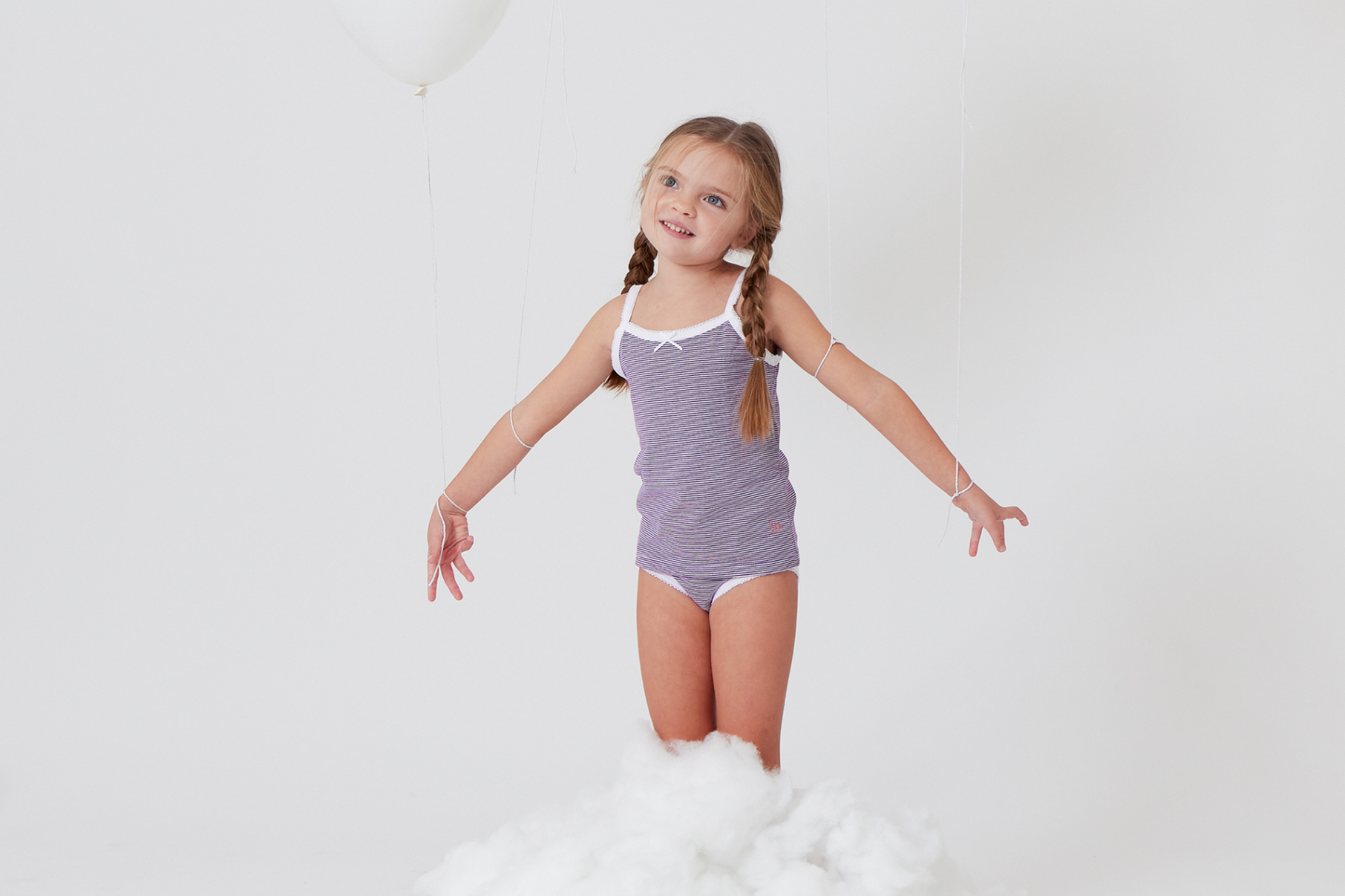 Feathers Girls and Toddler Undershirts - Kids Camisoles - Super Soft Cotton