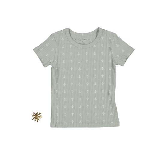 The Printed Short Sleeve Tee - Anchor