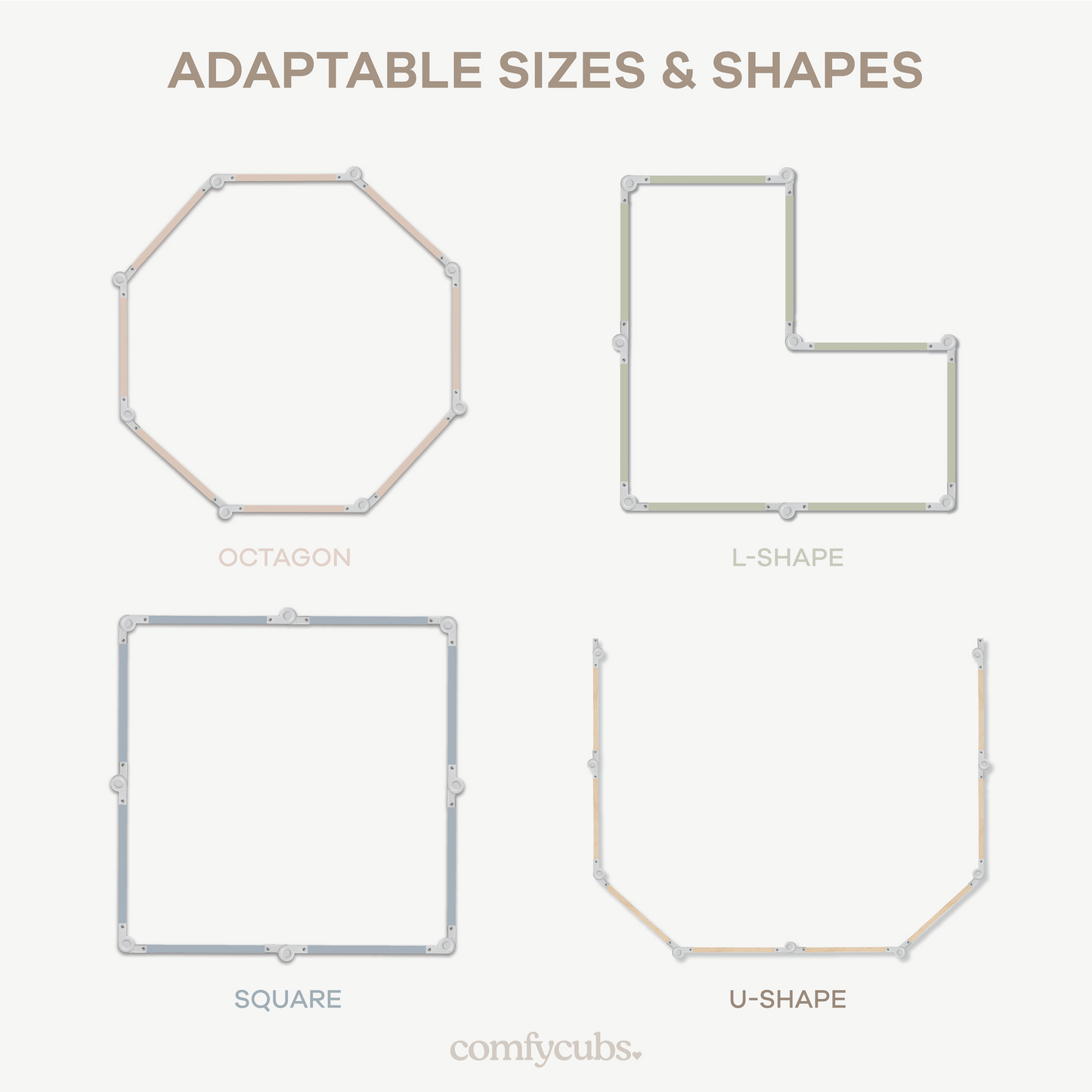 Playpen for Toddler and Babies in Sage