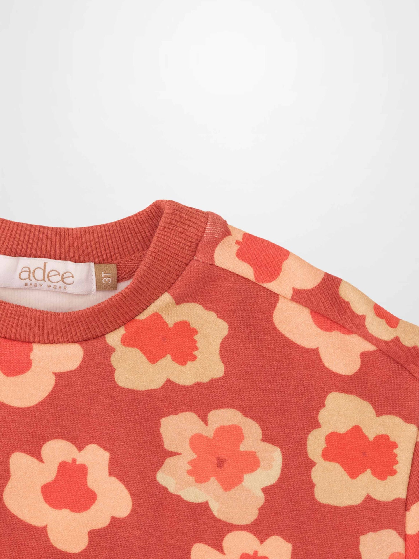 Red Flower Sweatshirt