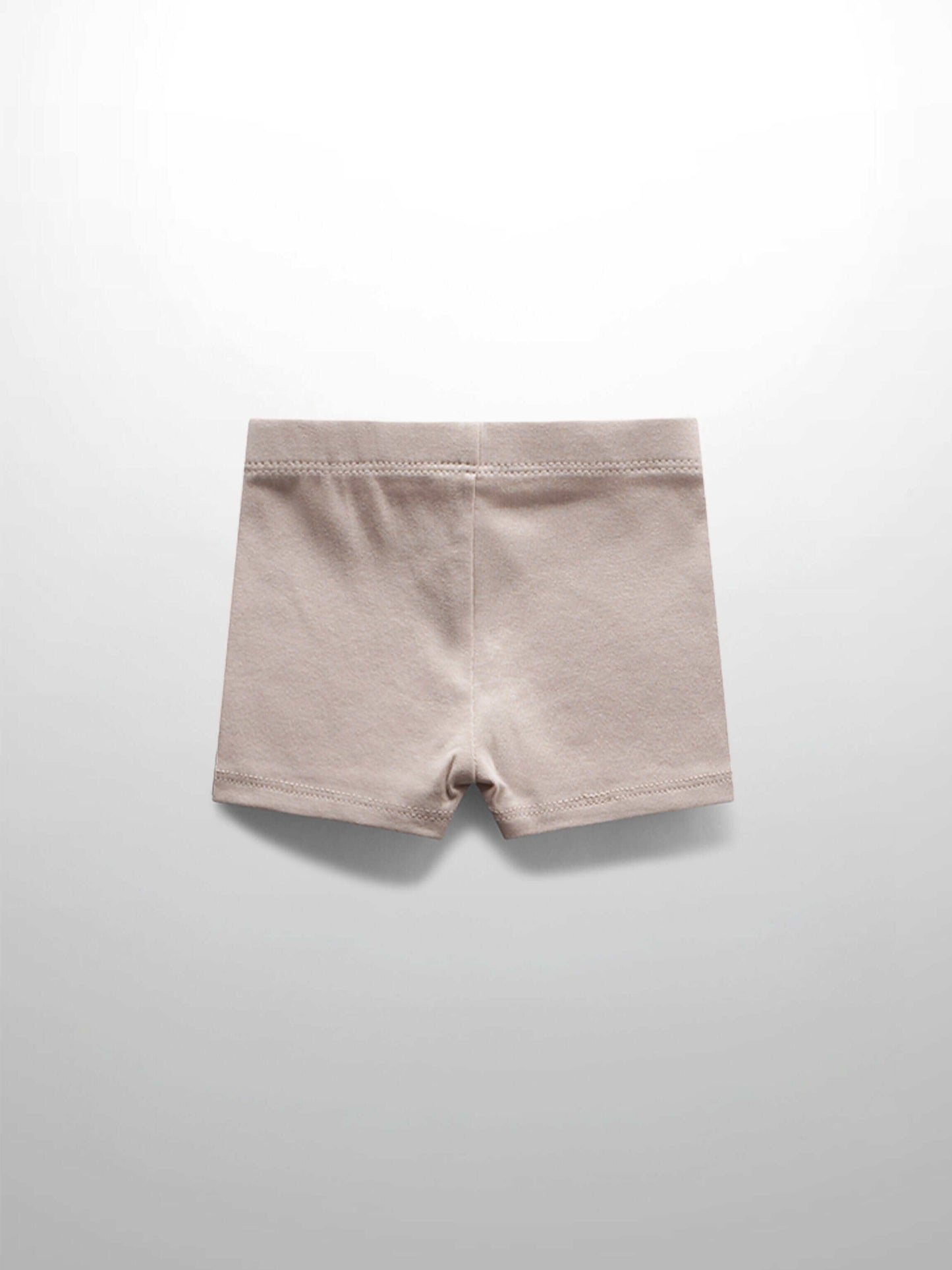 Biker Shorts Non Ribbed-Light Tan