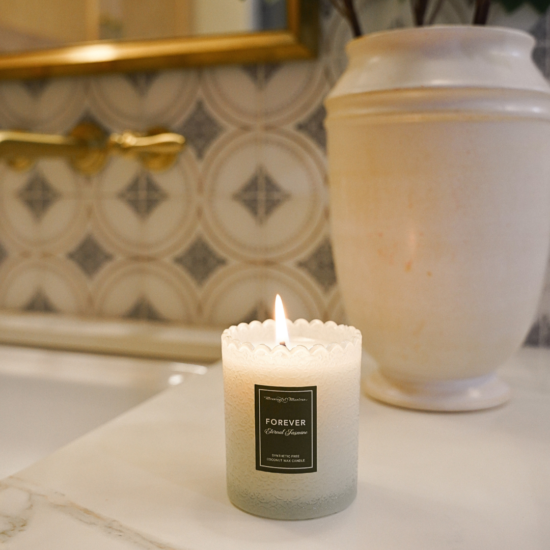 Forever Eternal Jasmine Natural Candle 8oz Kaia Collection