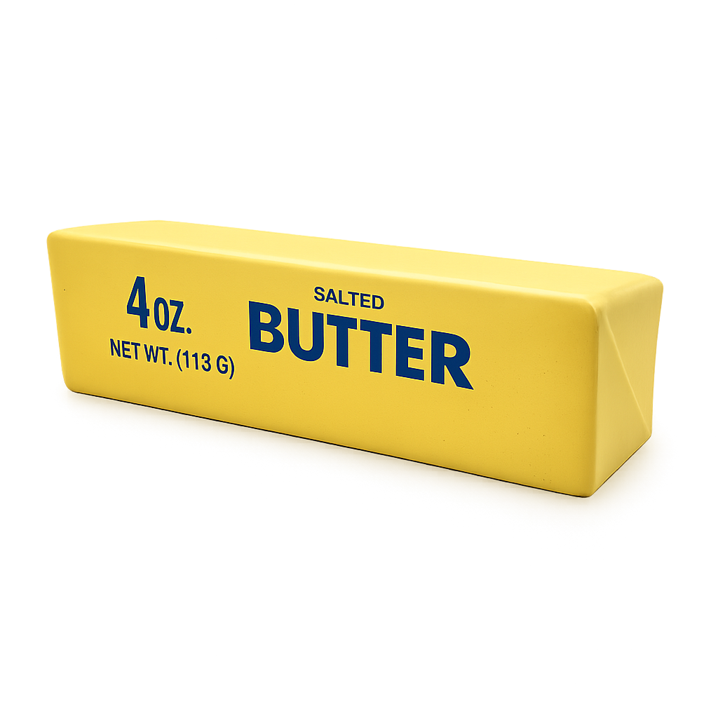 Fun Doh Butter Stick Slow Rise Squishy – Butter-Themed Sensory Stress Toy