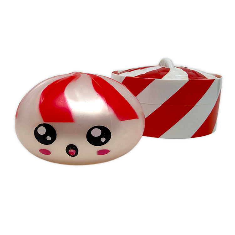 Merry Squishmas Christmas Dumplings – Jelly-Filled Squishy Fidget Toys with Steamer