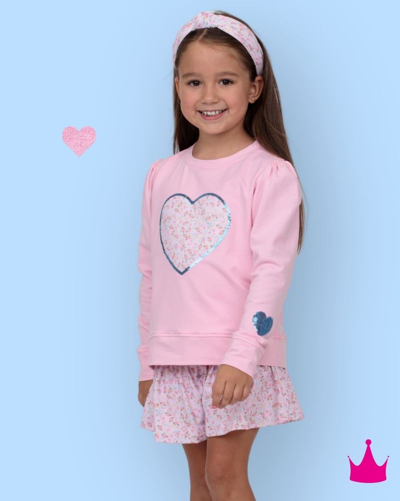 Azarhia Sequin Appliqué Stay Sweet Pink Holly Sweatshirt | Girls Boutique Sweatshirt | Bossier City, LA